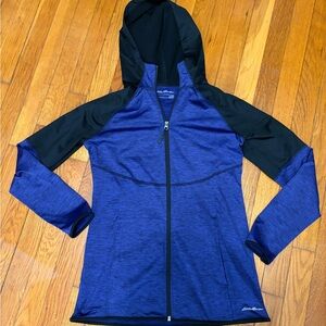 Eddie Bauer Purple and Black Zip-Up Hoodie